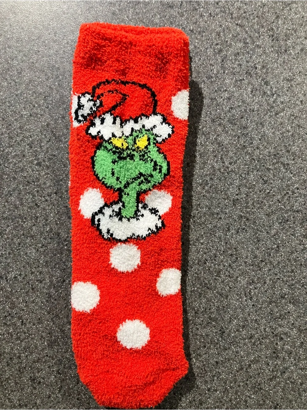 Dr. Seuss The Grinch Kids Cozy Fuzzy Holiday Socks - Red, Green, Blue